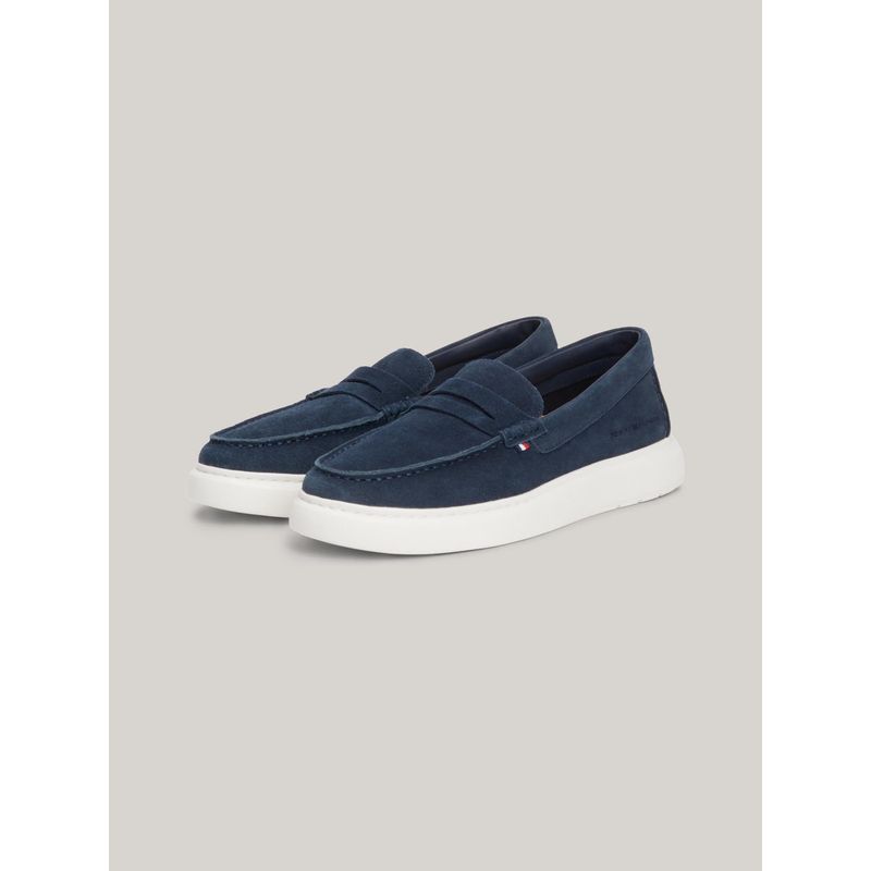 TOMMY HILFIGER - Mocasines Con Diseño Híbrido Azul Tommy Hilfiger