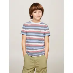TOMMY HILFIGER - Polera A Rayas C-Neck Multicolor