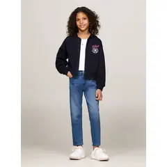 TOMMY HILFIGER - Jeans Fit Cónico Con Lavado Ligero Azul