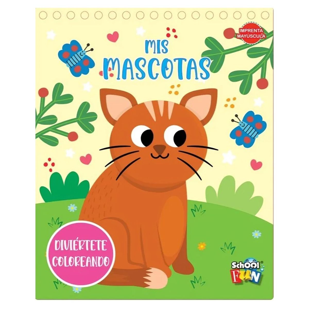 TOP10BOOKS - LIBRO Diviertete Coloreando - Mis Mascotas