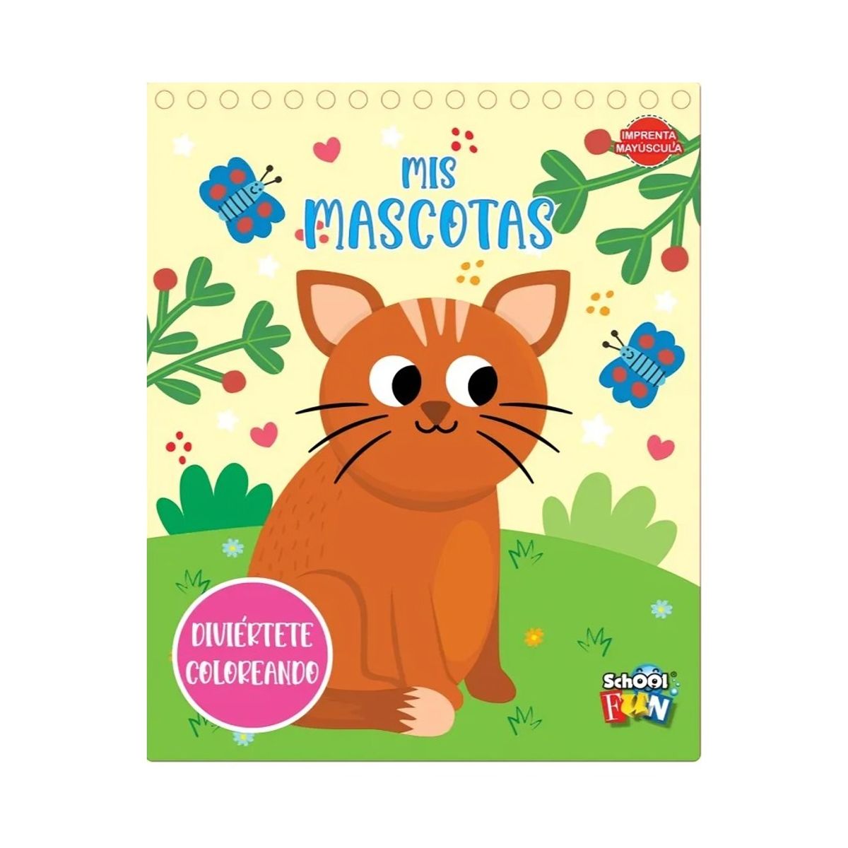 TOP10BOOKS - LIBRO Diviertete Coloreando - Mis Mascotas