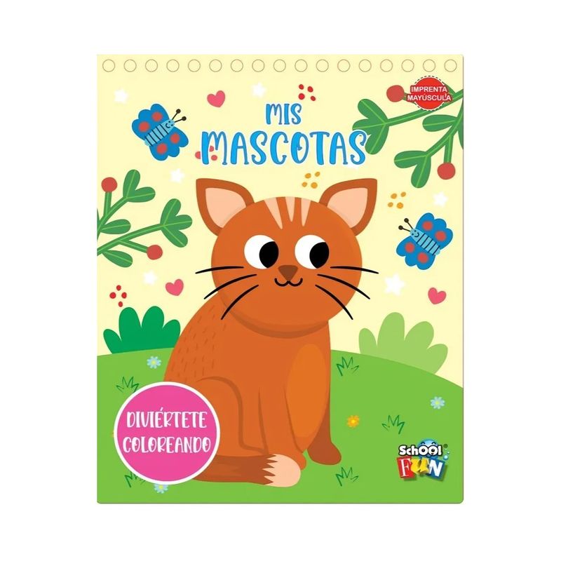 TOP10BOOKS - LIBRO DIVIERTETE COLOREANDO- MIS MASCOTAS / VARIOS AUTORES / PLOW