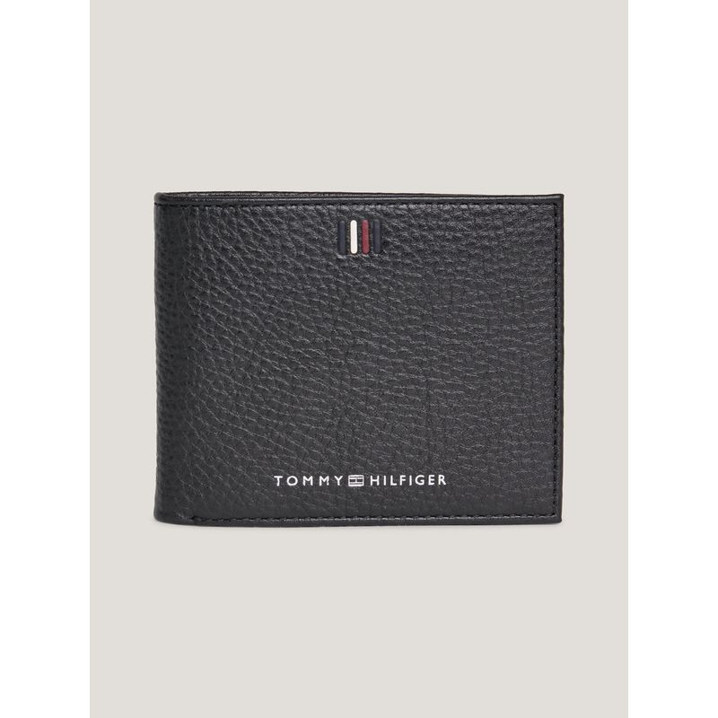 TOMMY HILFIGER - Billetera Central Con Logo Negro Tommy Hilfiger