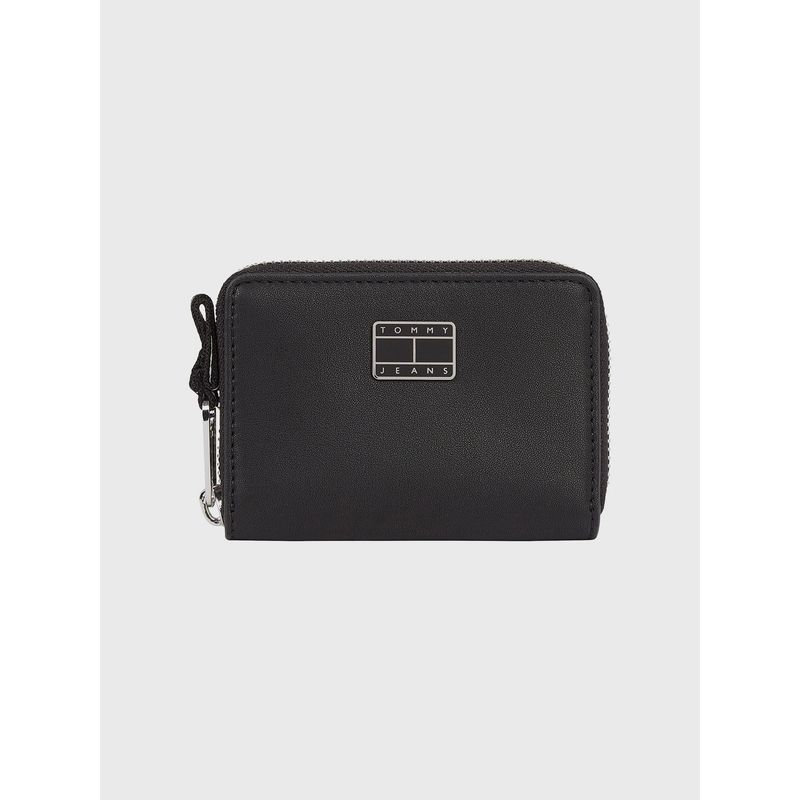 TOMMY HILFIGER - Billetera City Wide Con Logo Negro Tommy Hilfiger