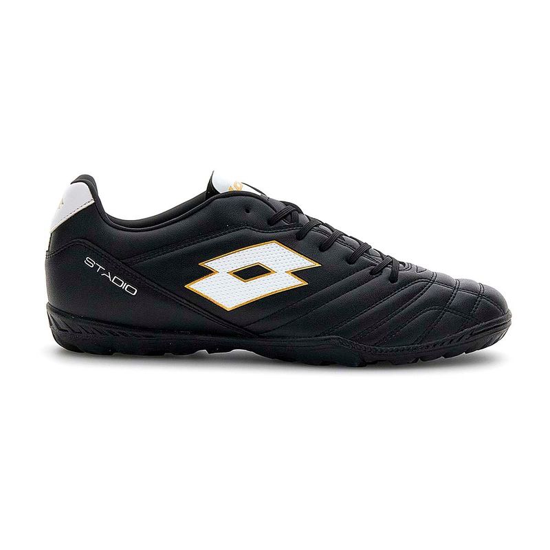 LOTTO - Zapato de Baby Futbol Hombre Lotto - Stadio TF Negro Blanco - Negro - 42,5