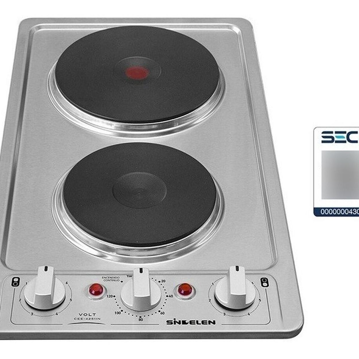 SINDELEN - Encimera Eléctrica Sindelen CEE-4251IN 2P