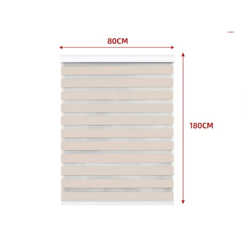 GENERICO - Cortina Roller Duo Black-Out Beige 80X180CM