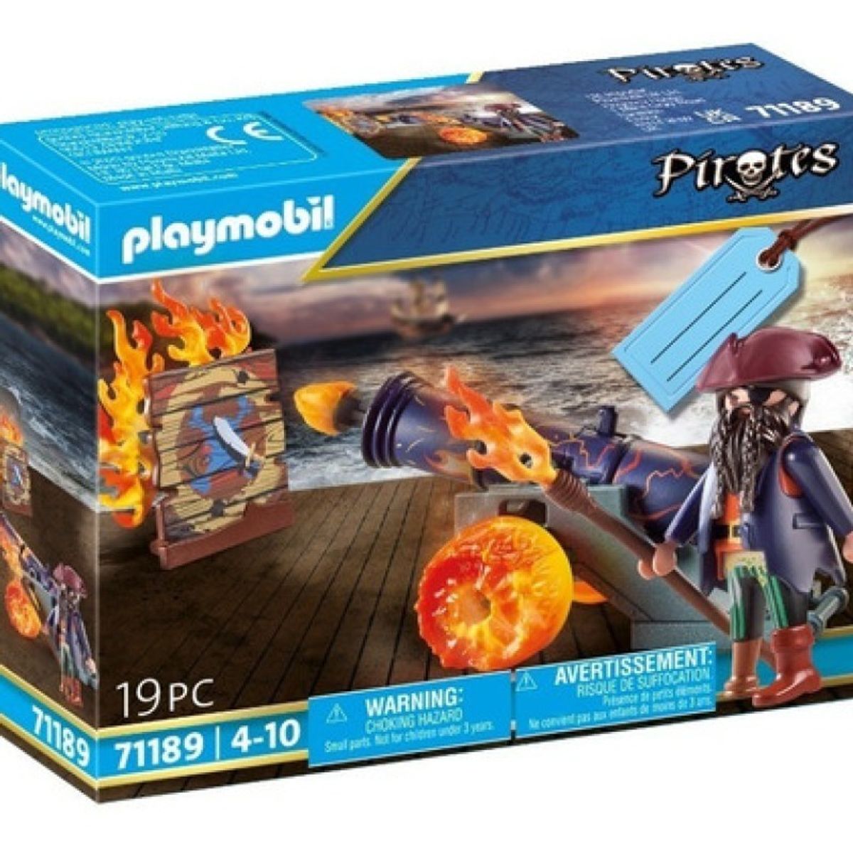 PLAYMOBIL - Playmobil Pirates Pirata Con Cañon Pm71189