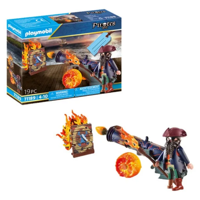 PLAYMOBIL - Playmobil Pirates Pirata Con Cañon Pm71189