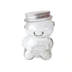 GENERICO - Frasco Vidrio Osito Tapa Aluminio 160ML