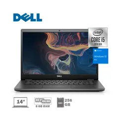 DELL - Notebook core i5 8 gb de ram y 256 gb de disco ssd decima