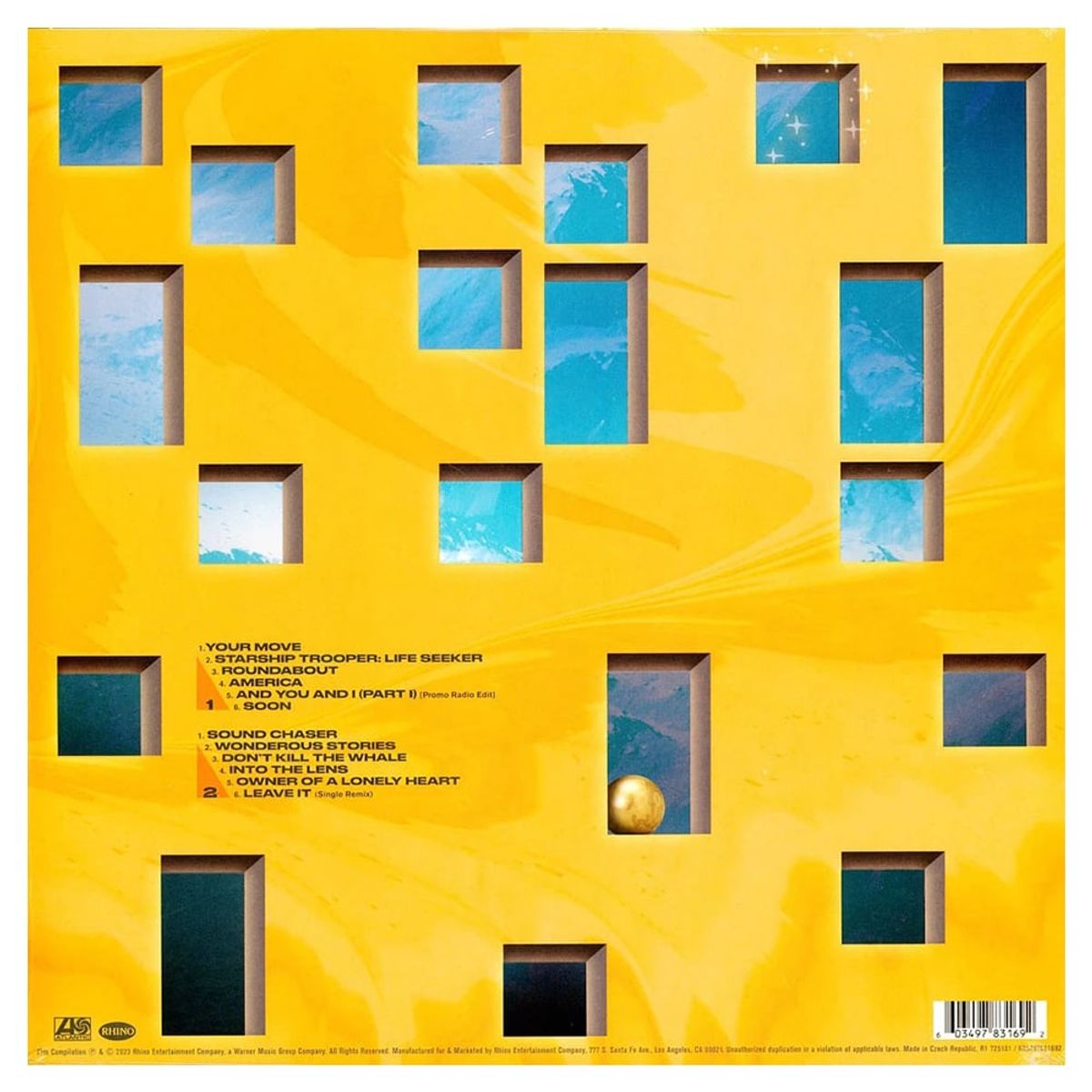 ATLANTIC RECORDS - Yes - Yessingles - Vinilo