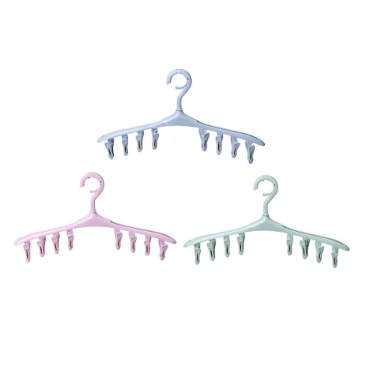 GENERICO - Tendedero Con Pinzas Plastico 8 Clips