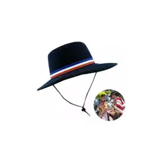 GENERICO - Sombrero Con Cinta Tricolor Huaso Adulto Niño Chupalla