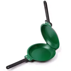 GENERICO - Sarten Panquequera 19cm Antiadherente Doble Panqueques Dupla