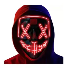 GENERICO - Máscaras Sin Rostro Mascara Led Neon Party