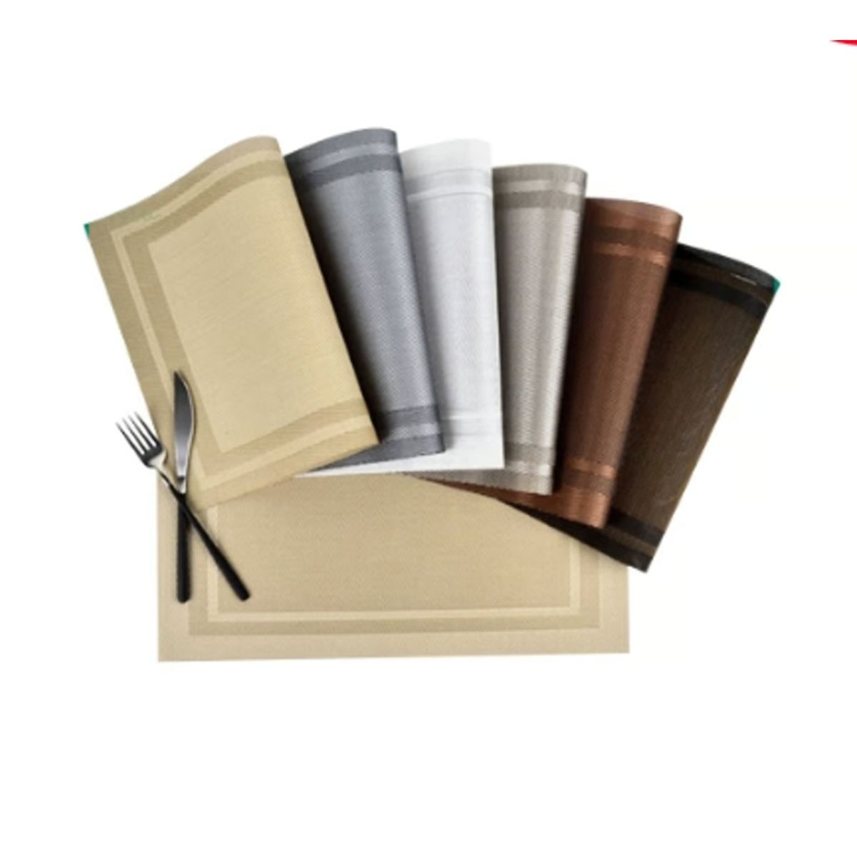 GENERICO - Manteles Individuales Colores Surtidos 30X45CM