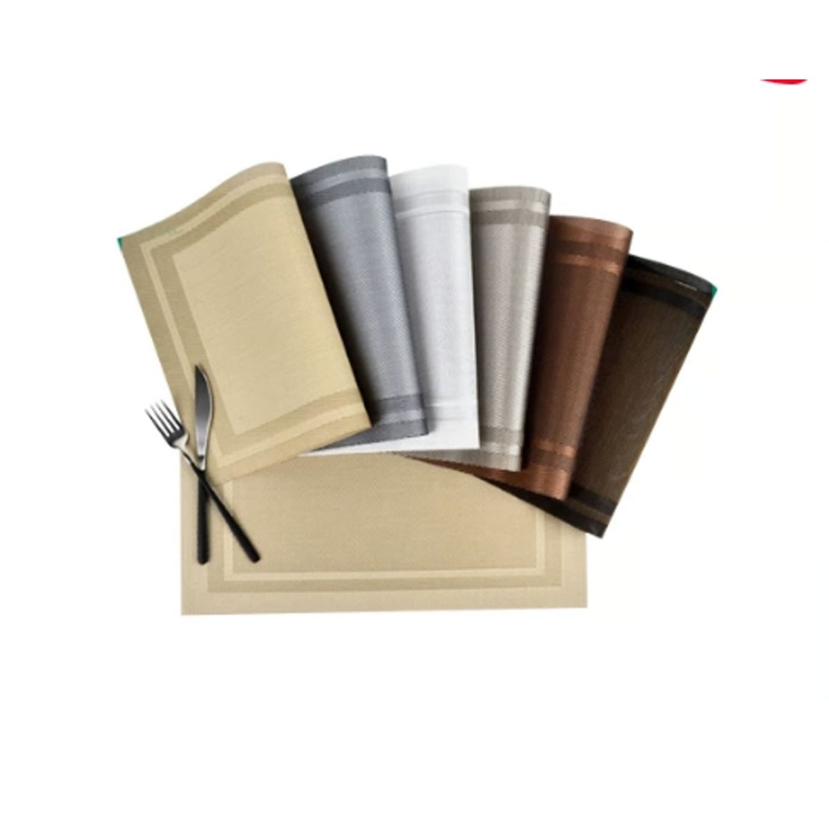 GENERICO - Manteles Individuales Colores Surtidos 30X45CM