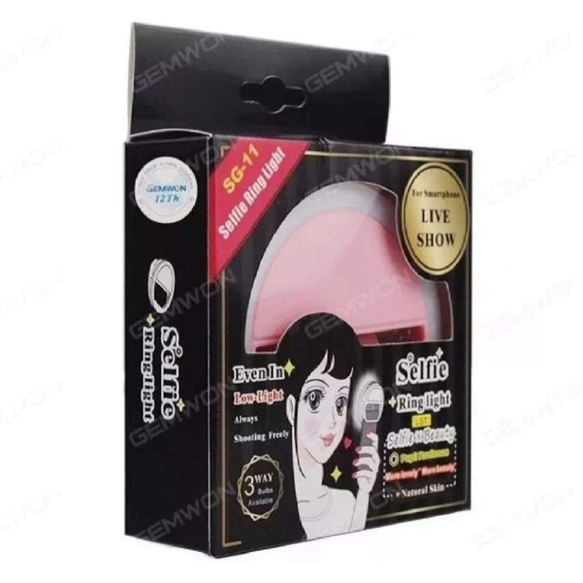 GENERICO - Selfie Anillo Aro Luz Led Celular