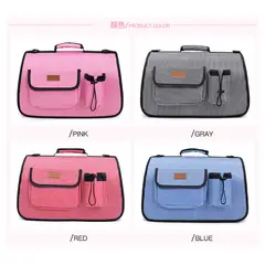 GENERICO - Bolso Transportador para Mascotas Impermeable Talla L Rojo