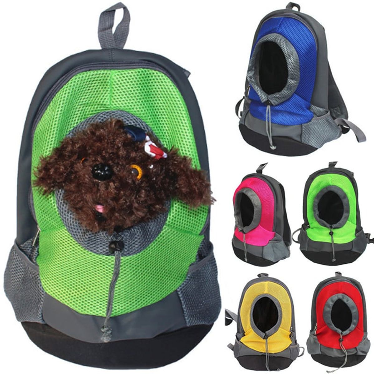 GENERICO - Mochila Transportador para Mascotas Perros Gatos Talla S ROSA