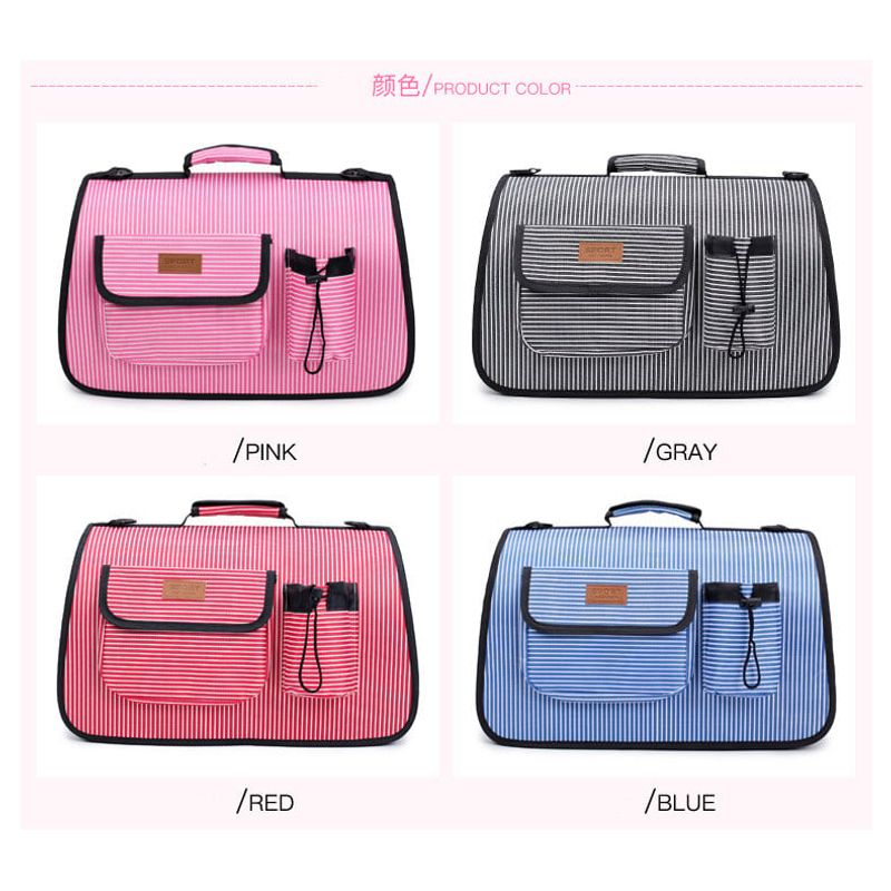 GENERICO - Bolso Transportador para Mascotas Impermeable Talla L Rosa