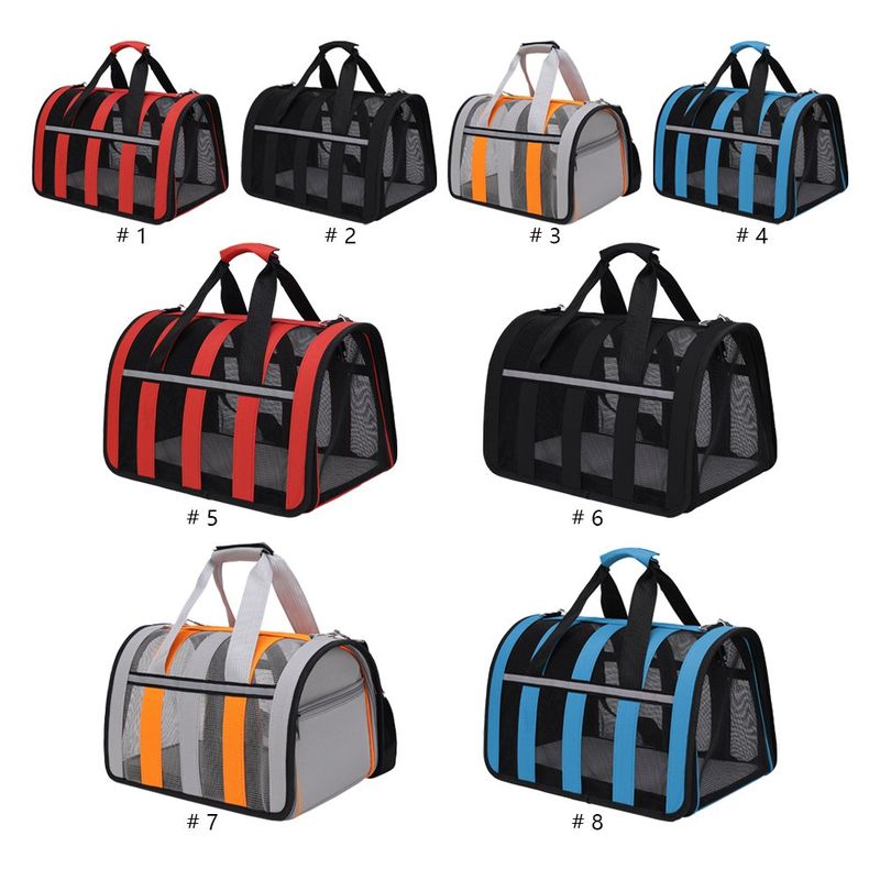 GENERICO - Bolso Transportador para Mascotas Impermeable Talla L Naranja