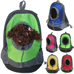 GENERICO - Mochila Transportador para Mascotas Perros Gatos Talla M AZUL
