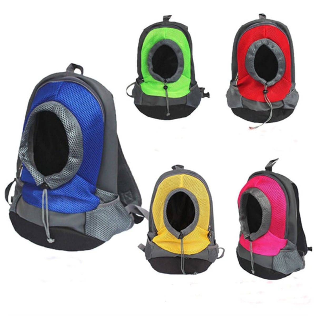 GENERICO - Mochila Transportador para Mascotas Perros Gatos Talla M AZUL