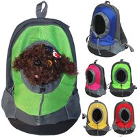 Mochila Transportador para Mascotas Perros Gatos Talla S ROJO