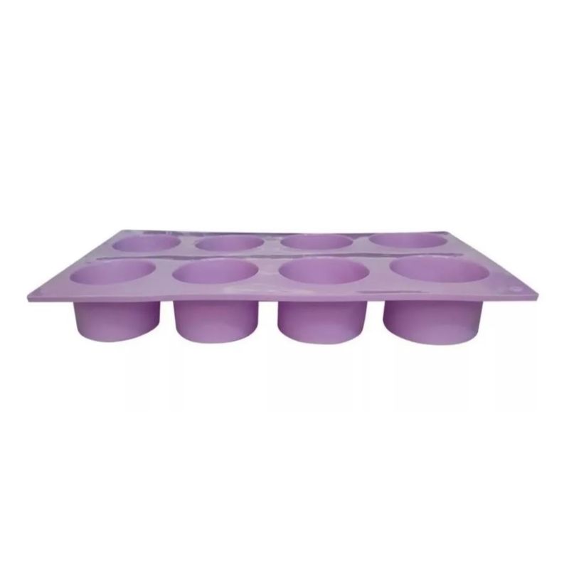 GENERICO - Molde Para Cupcakes De Silicona 8 Queques Reposteria Cocina
