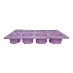 GENERICO - Molde Para Cupcakes De Silicona 8 Queques Reposteria Cocina