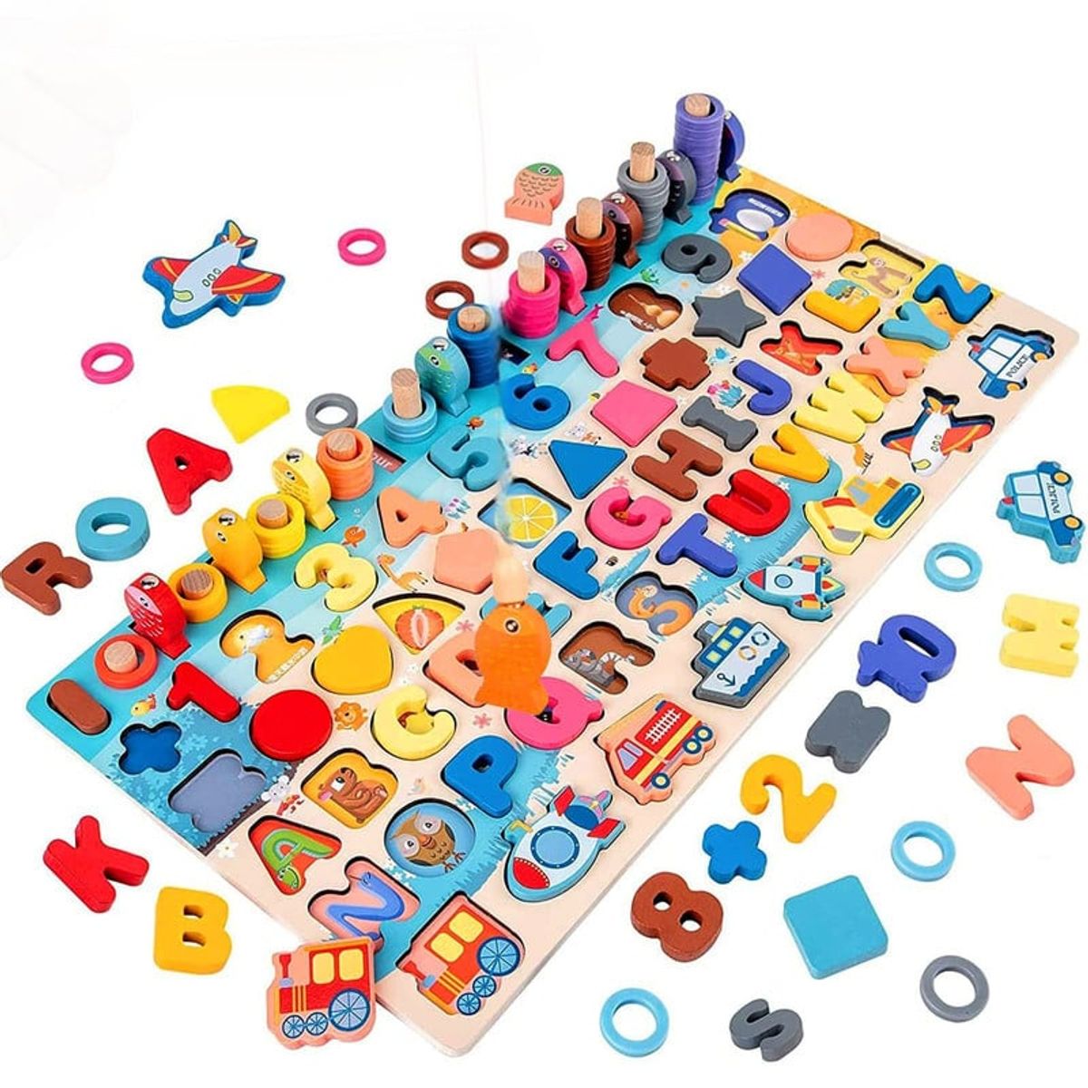 GENERICO - Juego Rompecabezas Madera Niños Puzles Diversión Jer