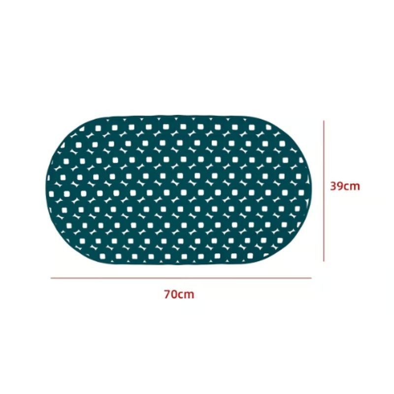 GENERICO - Alfombra Antideslizante De Ducha Verde 70X39CM