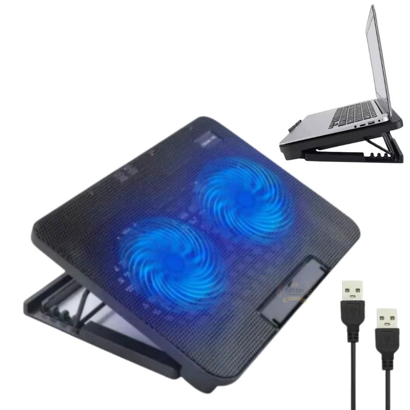 GENERICO - Base Cooler Para Notebook N99 Con 2 Ventiladores