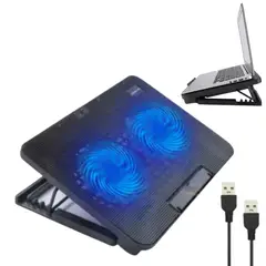 GENERICO - Base Cooler Para Notebook N99 Con 2 Ventiladores