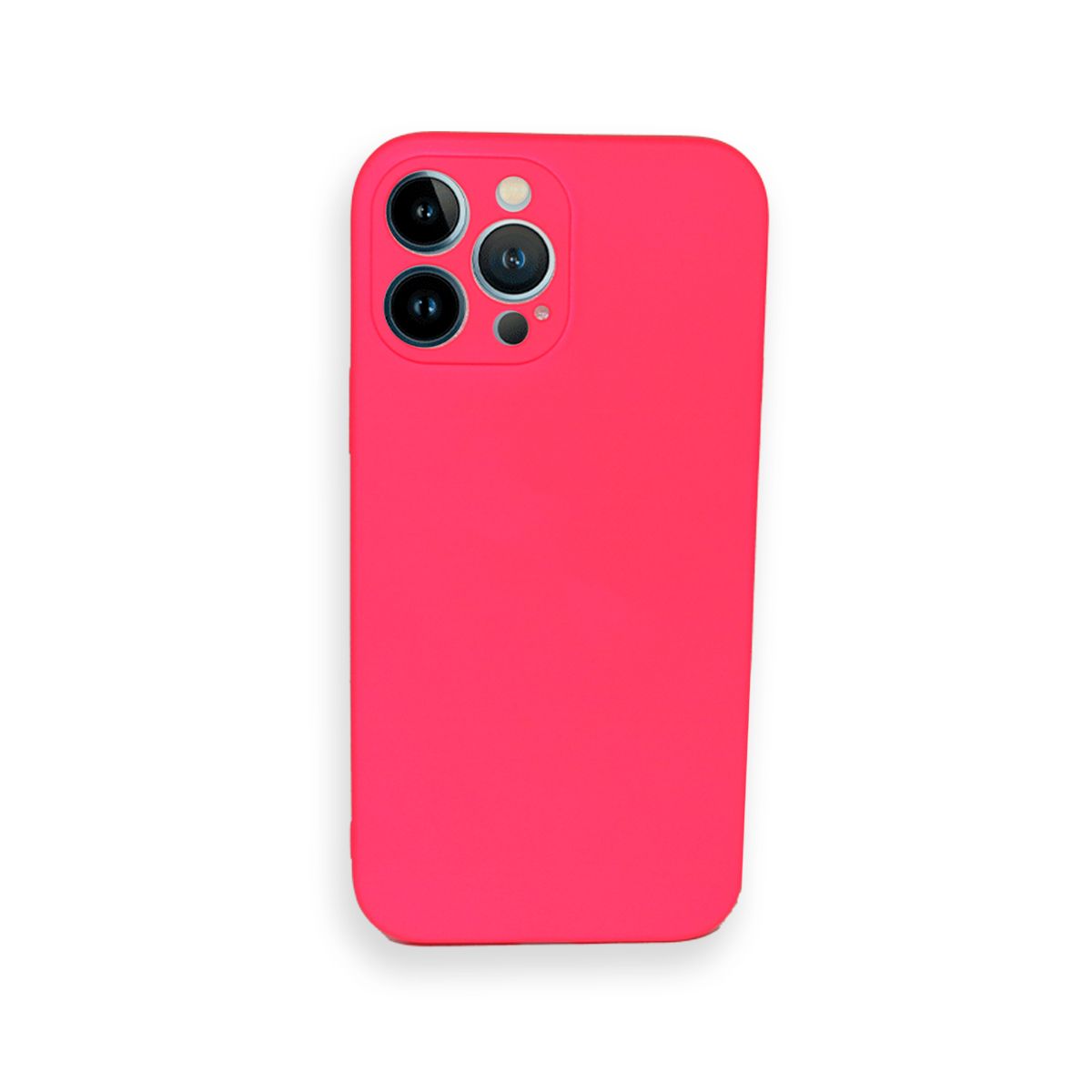 JOIGO - Carcasa + Lamina Para iPhone 13 Pro Max Goma Fucsia