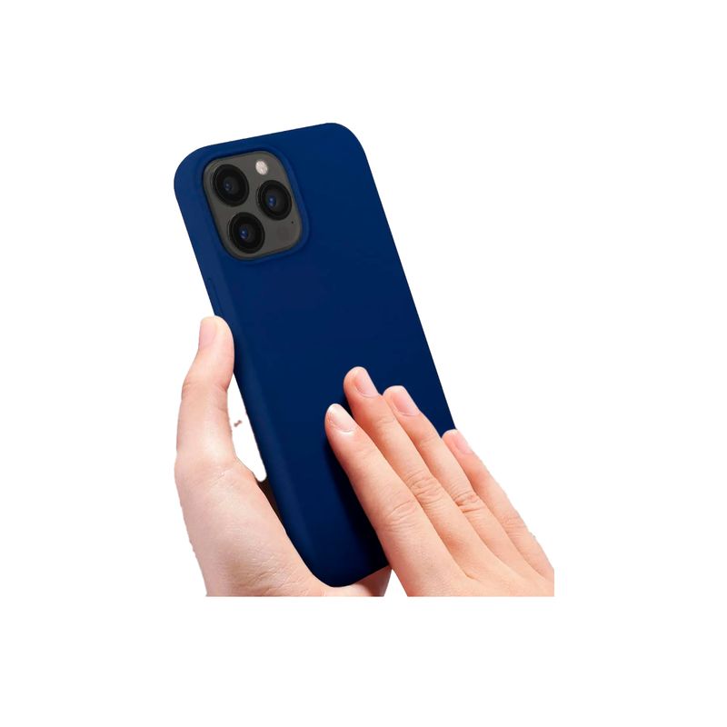 JOIGO - Carcasa Para iPhone 15 Pro Max Goma Azul.
