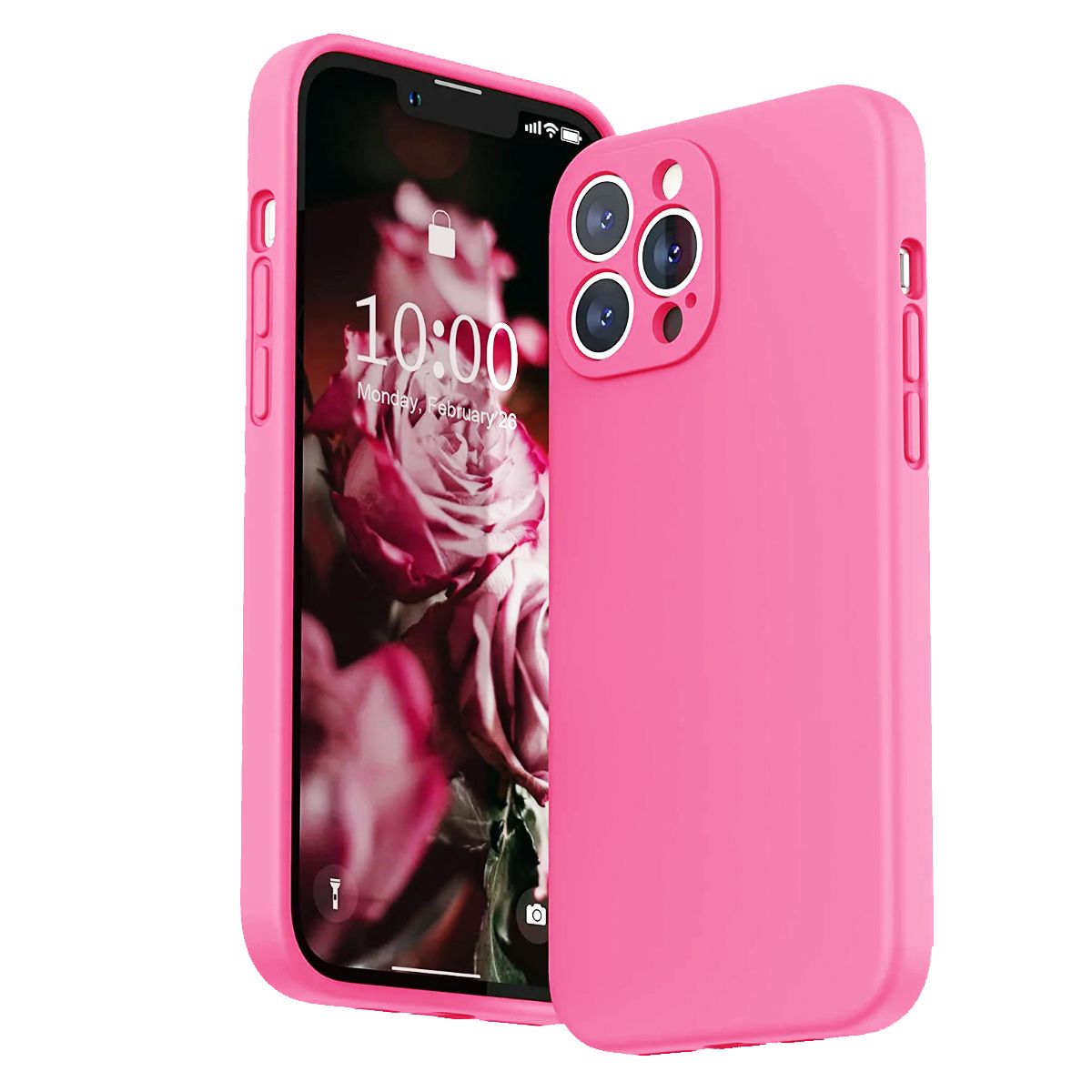 JOIGO - Carcasa Para iPhone 15 Pro Max Soft Fucsia