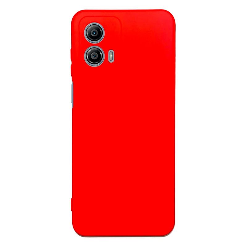 JOIGO - Carcasa Funda Para Motorola G53 Goma Rojo.