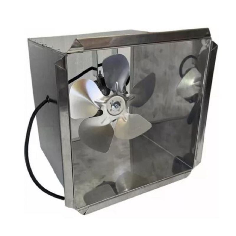 GENERICO - extractor de aire 12 pulgadas cuadrado quincho campana cocina