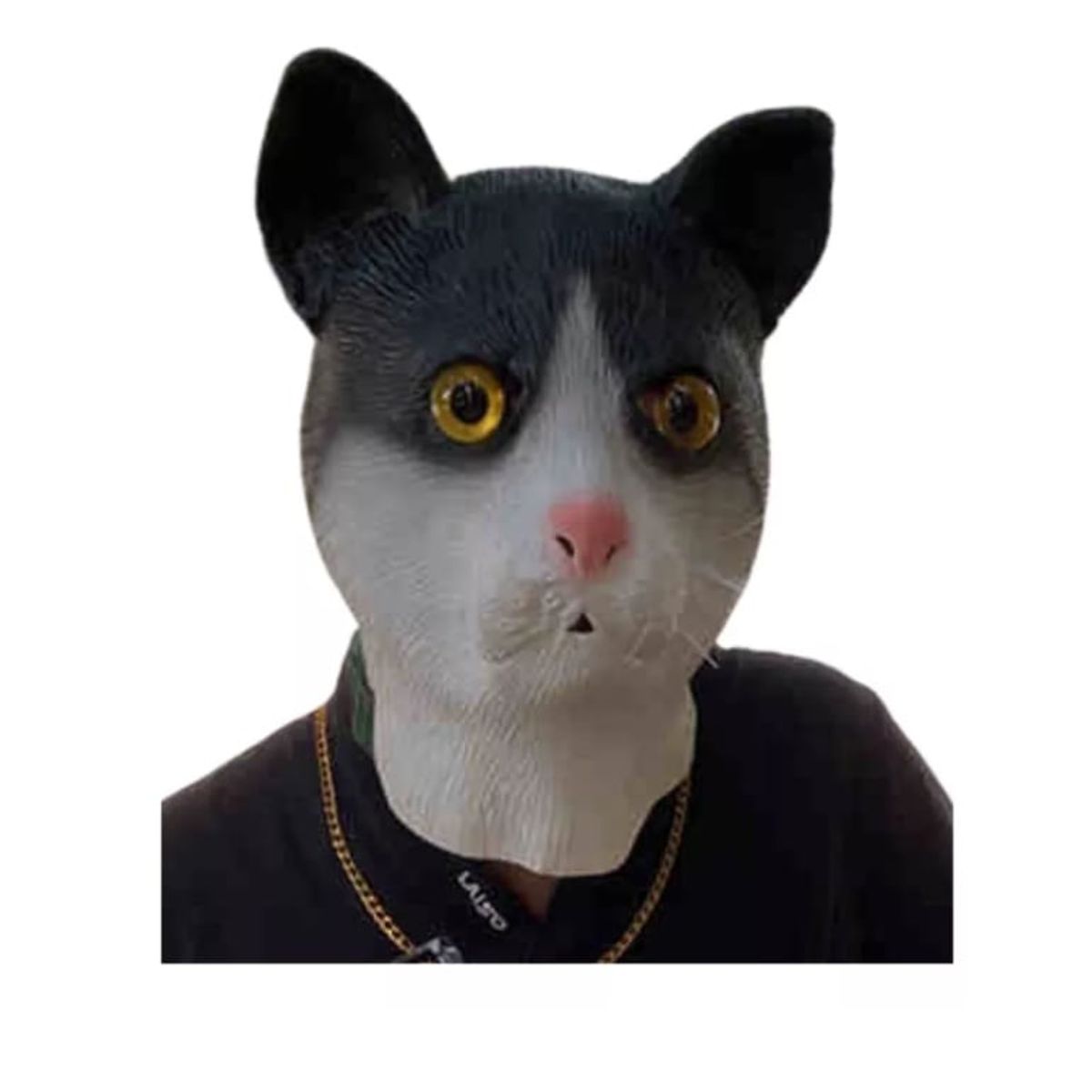 GENERICO - Máscara De Gato De Látex Disfraz