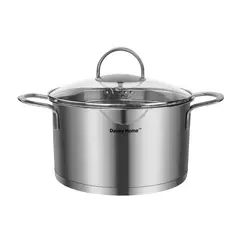 DANNY HOME - Olla Cacerola con Tapa SS Classic - 4.7 L