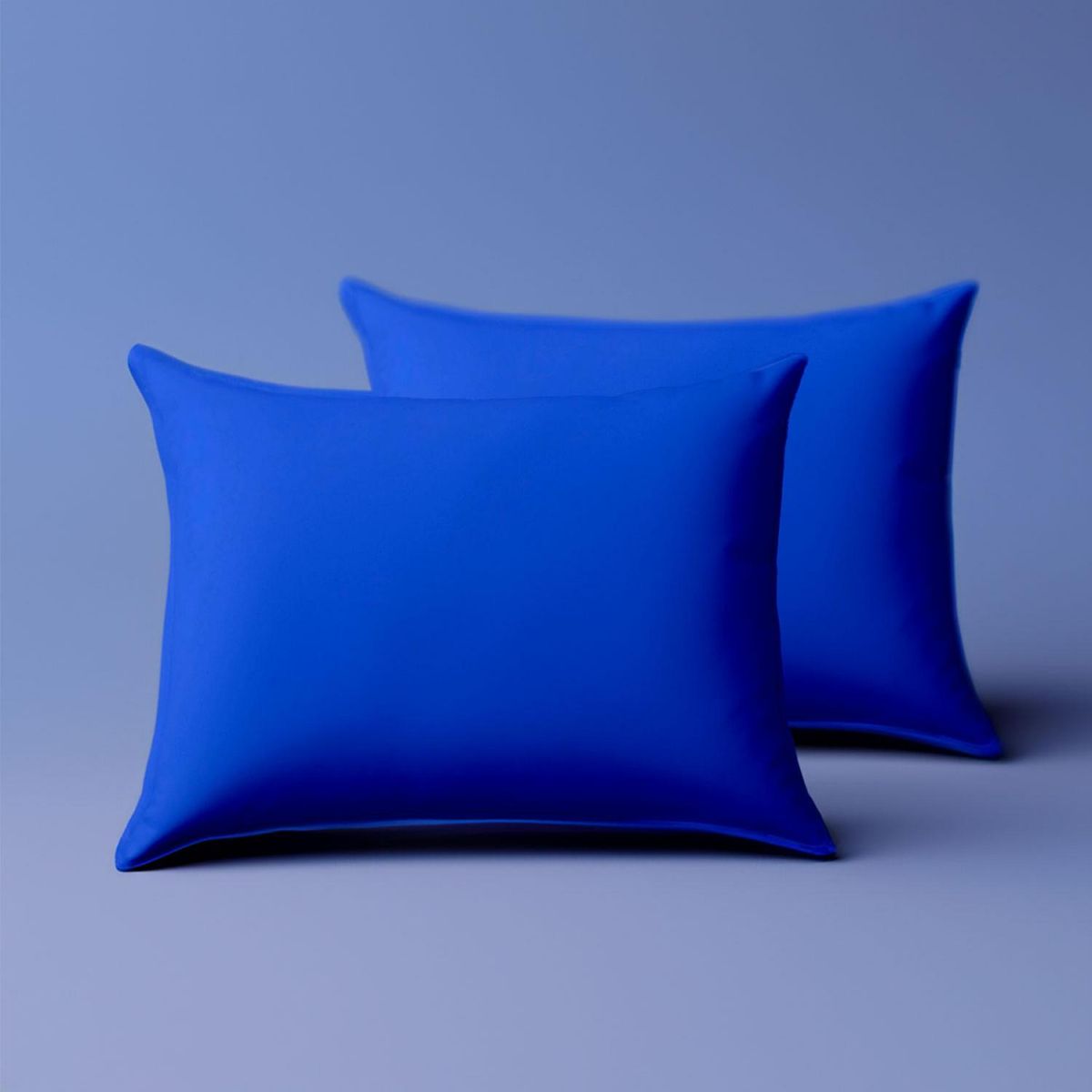 GENERICO - Pack de Almohada 70x40 cm Comodidad para un Sueño Reparador Azul Rey