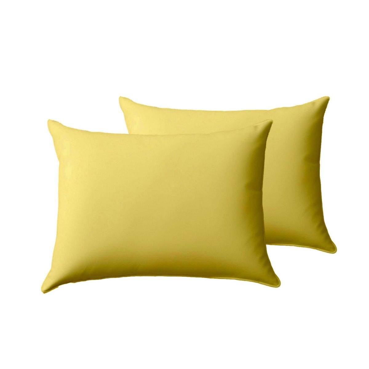 GENERICO - Pack de Almohada 70x40 cm Comodidad para un Sueño Reparador Amarillo