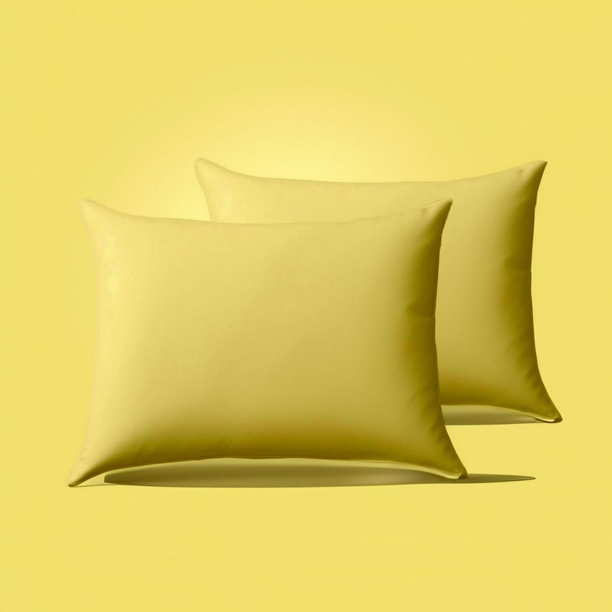 GENERICO - Pack de Almohada 70x40 cm Comodidad para un Sueño Reparador Amarillo