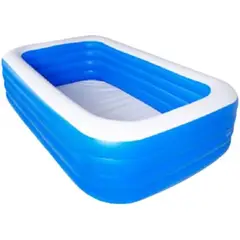 GENERICO - Piscina Familiar 3 Filas 200 cm x 120 cm