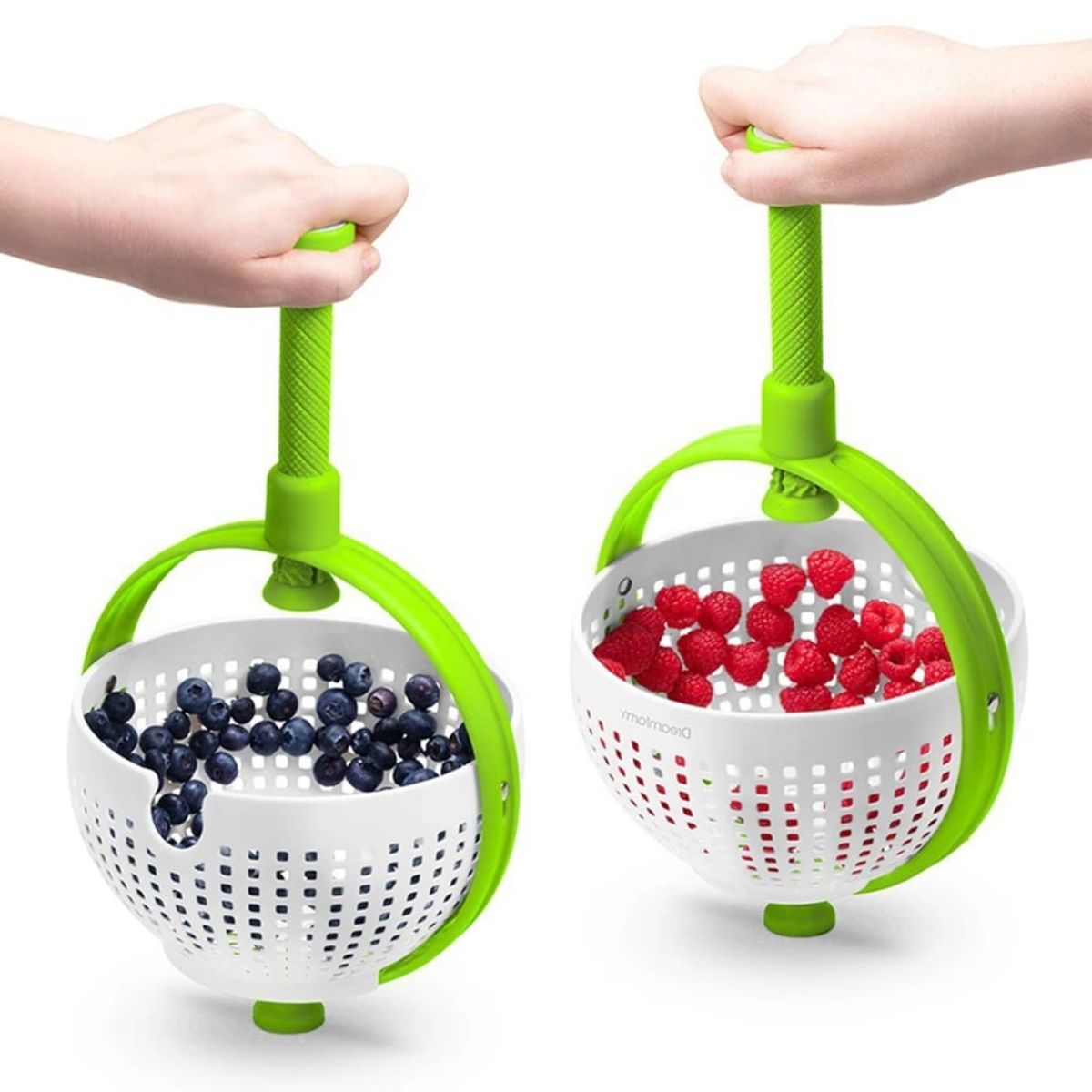 GENERICO - Colador Giratorio Y Lavador De Verdura Multiuso