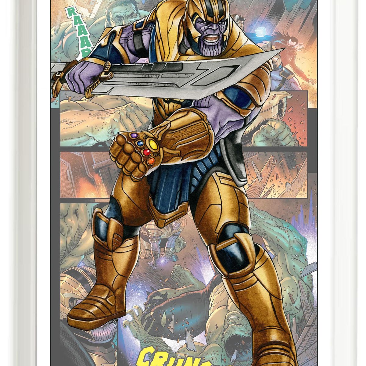 DECORACION CREATIVA - Set de Cuadros Infantiles Heroes y Villanos X3