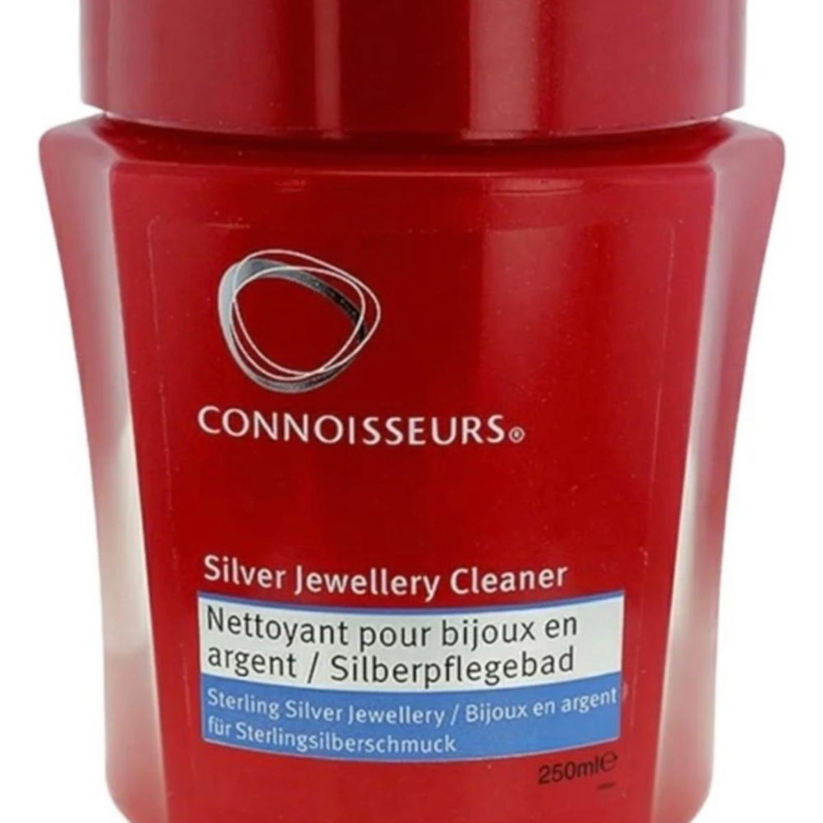 GENERICO - Limpiador joyas plata liquido Connoisseurs + 3 paños pulir